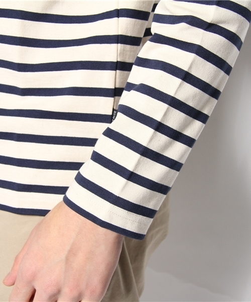 SHIPS JET BLUE(シップスジェットブルー)の「JB: トゥルニエ/ボーダーカットソー(Tシャツ/カットソー・メンズ・ブラック/オレンジ/グリーン/ネイビー・SMALL/MEDIUM/LARGE)」の9枚目の写真