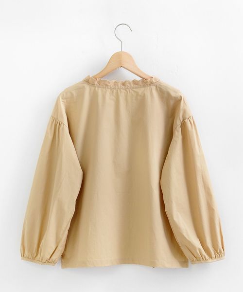 MAJESTIC LEGON(マジェスティックレゴン)の「スカラップレースブラウス(シャツ/ブラウス・レディース・オフホワイト/キャメル/ブラック・MEDIUM)」の11枚目の写真