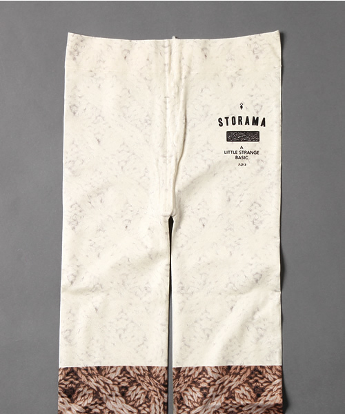 STORAMA（ストラマ）の「【STORAMA】トロンプイユバイカラータイツ（タイツ/ストッキング・レディース・ブラウン/ネイビー/ブラック・FREE）」の5枚目の写真