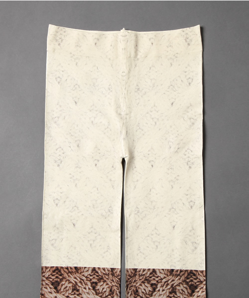 STORAMA（ストラマ）の「【STORAMA】トロンプイユバイカラータイツ（タイツ/ストッキング・レディース・ブラウン/ネイビー/ブラック・FREE）」の6枚目の写真