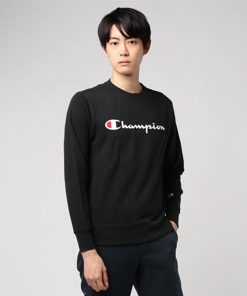 Champion(チャンピオン)の「チャンピオン スウェットトレーナー CREWNECK SWEATSHIRT C3-H004(スウェット・メンズ・グレー/ホワイト/ネイビー/ブラック・S/M/L/LL/3L/SS)」の2枚目の写真