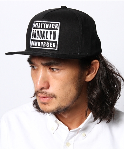 WEGO(ウィゴー)の「WEGO/BROOKLYNキャップ(キャップ・メンズ・ホワイト/ブラック・FREE)」の9枚目の写真