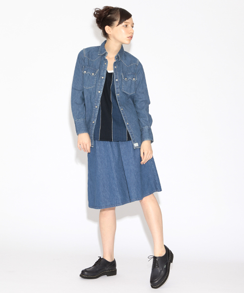 BEAMS BOY（ビームスボーイ）の「orslow / Western Shirts（シャツ/ブラウス・レディース・インディゴブルー・ONE SIZE）」の12枚目の写真