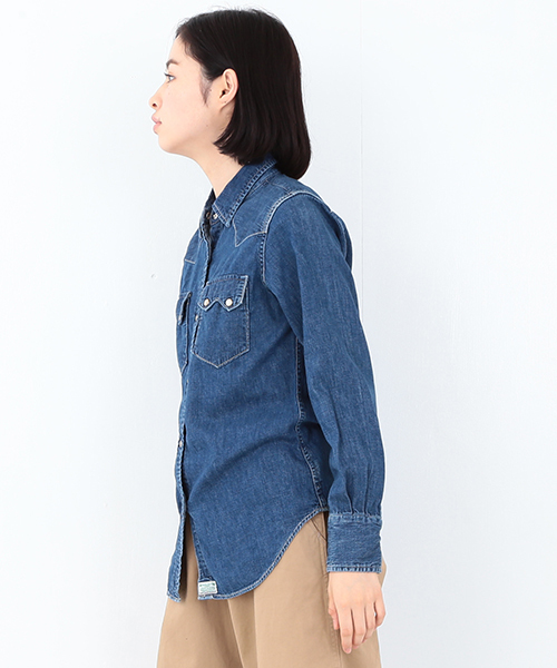 BEAMS BOY（ビームスボーイ）の「orslow / Western Shirts（シャツ/ブラウス・レディース・インディゴブルー・ONE SIZE）」の18枚目の写真