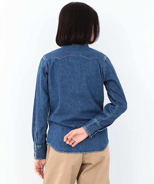 BEAMS BOY（ビームスボーイ）の「orslow / Western Shirts（シャツ/ブラウス・レディース・インディゴブルー・ONE SIZE）」の14枚目の写真