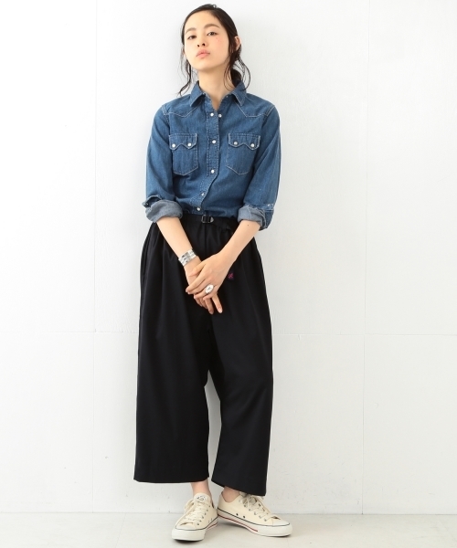 BEAMS BOY（ビームスボーイ）の「orslow / Western Shirts（シャツ/ブラウス・レディース・インディゴブルー・ONE SIZE）」の16枚目の写真