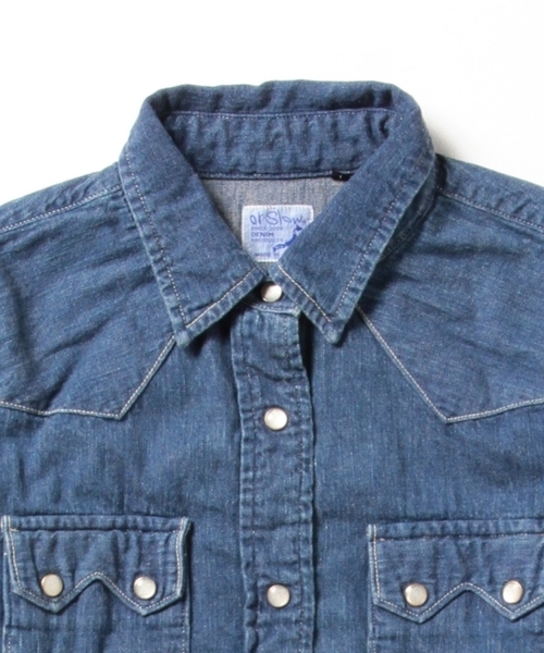 BEAMS BOY（ビームスボーイ）の「orslow / Western Shirts（シャツ/ブラウス・レディース・インディゴブルー・ONE SIZE）」の17枚目の写真