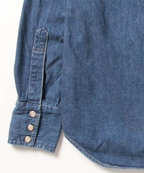 BEAMS BOY（ビームスボーイ）の「orslow / Western Shirts（シャツ/ブラウス・レディース・インディゴブルー・ONE SIZE）」の6枚目の写真