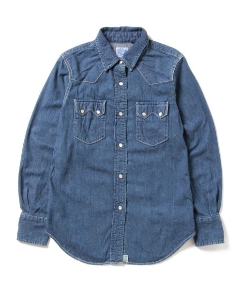BEAMS BOY（ビームスボーイ）の「orslow / Western Shirts（シャツ/ブラウス・レディース・インディゴブルー・ONE SIZE）」の8枚目の写真