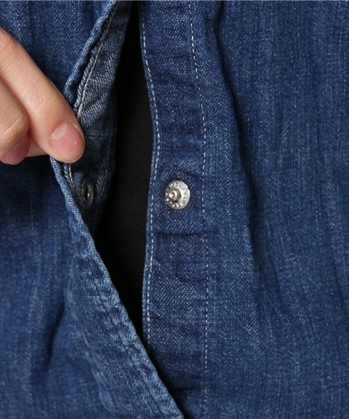 BEAMS BOY（ビームスボーイ）の「orslow / Western Shirts（シャツ/ブラウス・レディース・インディゴブルー・ONE SIZE）」の9枚目の写真