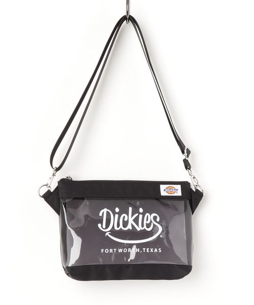 Dickies(ディッキーズ)の「Dickies/ディッキーズ PVC クリアサコッシュ(ショルダーバッグ・レディース・ホワイト/ブラック/パープル/ブラウン・FREE)」の1枚目の写真
