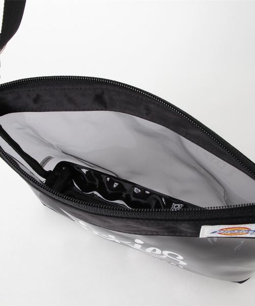 Dickies(ディッキーズ)の「Dickies/ディッキーズ PVC クリアサコッシュ(ショルダーバッグ・レディース・ホワイト/ブラック/パープル/ブラウン・FREE)」の7枚目の写真