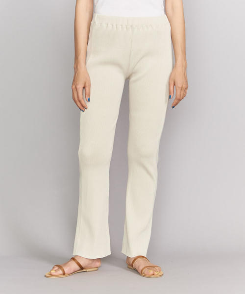 BEAUTY&YOUTH UNITED ARROWS（ビューティーアンドユースユナイテッドアローズ）の「BY コットンリブ ピグメントパンツо（その他パンツ・レディース・ダークグレー/ベージュ/オフホワイト/その他1/その他2/その他3・FREE）」の17枚目の写真
