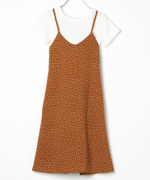 GLOBAL WORK | 【キッズ】2SETフレアキャミワンピース半袖/841096(ワンピース)