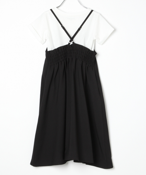 GLOBAL WORK（グローバルワーク）の「【キッズ】2SETフレアキャミワンピース半袖/841096（ワンピース・キッズ・ブラック/ダークブラウン/その他・SMALL/MEDIUM/LARGE/X-LARGE/XX-LARGE）」の5枚目の写真