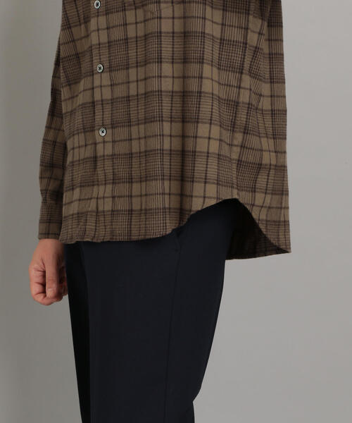 Steven Alan(スティーブンアラン)の「<Steven Alan> 60/2 SHAGGY BAND COLLAR SHIRT-LOOSE/シャツ(シャツ/ブラウス・メンズ・モカ・L/XL/M/S)」の7枚目の写真