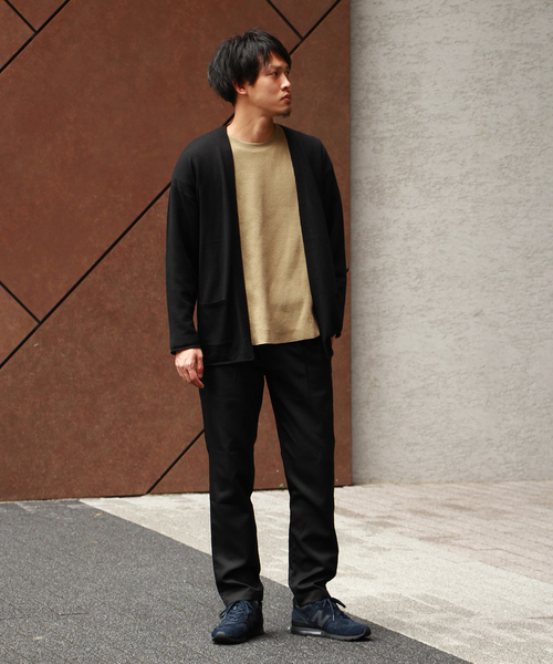 JOURNAL STANDARD（ジャーナルスタンダード）の「ワンタックイージーパンツ（その他パンツ・メンズ・ブラック/チャコール・マルチサイズ）」の5枚目の写真