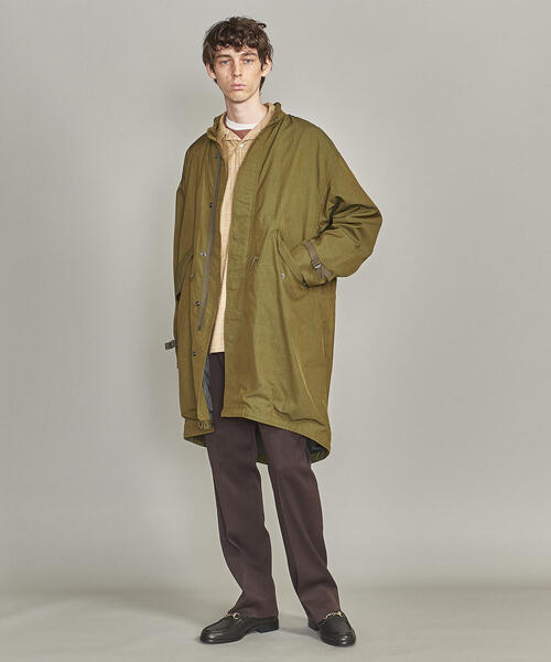 BEAUTY&YOUTH UNITED ARROWS(ビューティーアンドユースユナイテッドアローズ)の「BY レーヨン コットン フィッシュテール コート(モッズコート・メンズ・ブラック/オリーブ/ライトグレー・XL/M/S/L)」の12枚目の写真