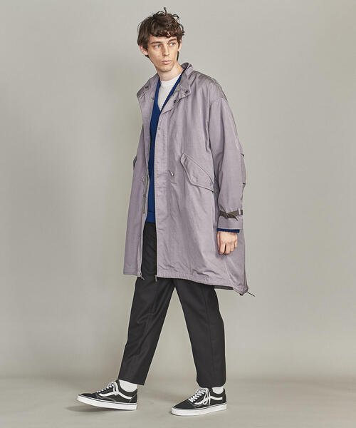 BEAUTY&YOUTH UNITED ARROWS(ビューティーアンドユースユナイテッドアローズ)の「BY レーヨン コットン フィッシュテール コート(モッズコート・メンズ・ブラック/オリーブ/ライトグレー・XL/M/S/L)」の5枚目の写真