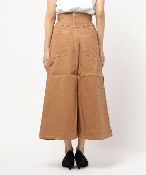 B.C STOCK(ベーセーストック)の「ペインターマキシスカート◆(スカート・レディース・チャコールグレー/ベージュ・SMALL/MEDIUM)」の8枚目の写真