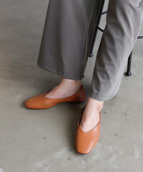 シューズ Birthdayスクエアフラットシューズ パンプス Birthday Room バースデイルーム のファッション