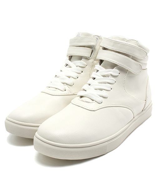 one after another NICE CLAUP（ワンアフターアナザーナイスクラップ）の「【ナイスクラップ】ハイカットスニーカー（スニーカー・レディース・マルチ/オフホワイト/ネイビー・LARGE/MEDIUM/SMALL）」の2枚目の写真