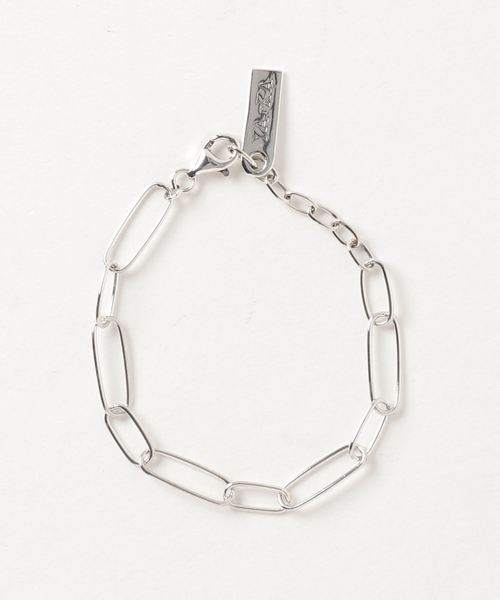 YArKA（ヤーカ）の「【YArKA/ヤーカ】silver925 narrow parts bracelet[tgi]/チェーンブレスレット シルバー925（ブレスレット・レディース・ゴールド/シルバー・FREE）」の3枚目の写真