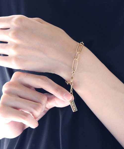 YArKA（ヤーカ）の「【YArKA/ヤーカ】silver925 narrow parts bracelet[tgi]/チェーンブレスレット シルバー925（ブレスレット・レディース・ゴールド/シルバー・FREE）」の8枚目の写真