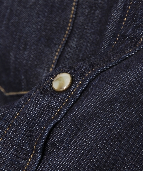 And A（アンドエー）の「デニムウエスタンシャツ（シャツ/ブラウス・メンズ・インディゴブルー・40/42）」の4枚目の写真