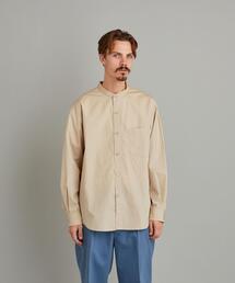 Steven Alan | ＜Steven Alan＞ THOMAS MASON BAND COLLAR SHIRT-LOOSE/シャツ(シャツ/ブラウス)