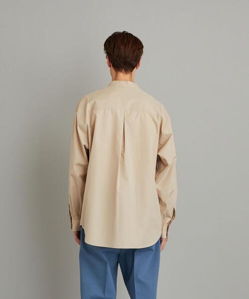 Steven Alan(スティーブンアラン)の「<Steven Alan> THOMAS MASON BAND COLLAR SHIRT-LOOSE/シャツ(シャツ/ブラウス・メンズ・ベージュ・S/L/M/XL)」の12枚目の写真