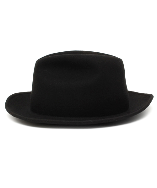 MASACA HAT(マサカハット)の「MASACA HAT / ウール フェルト シンプルハット(ハット・メンズ・ライトグレー/ブラック・M(58.5))」の4枚目の写真
