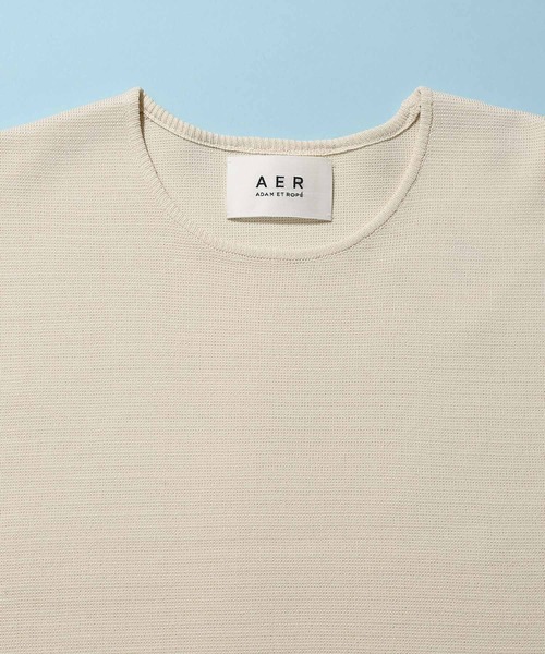 ADAM ET ROPE'（アダムエロペ）の「14G ミラノリブ クルーネックプルオーバーニット（ニット/セーター・メンズ・レッド系その他4/ダークグリーン/ホワイト系その他2・S/L/M）」の12枚目の写真