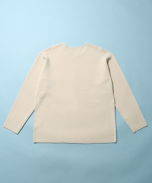 ADAM ET ROPE'（アダムエロペ）の「14G ミラノリブ クルーネックプルオーバーニット（ニット/セーター・メンズ・レッド系その他4/ダークグリーン/ホワイト系その他2・S/L/M）」の13枚目の写真