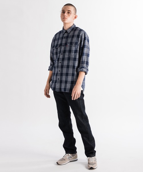 Levi's(リーバイス)の「CLASSIC ワーカーシャツ STANDARD AUDEN DRESS BLUE(シャツ/ブラウス・メンズ・ブルー・M/L/XL/S)」の4枚目の写真