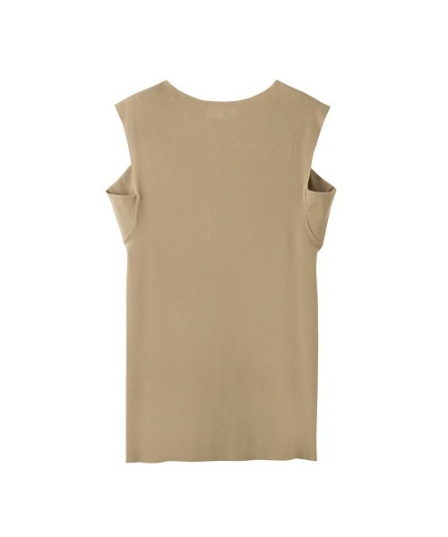 in.T(インティー)の「これ一枚でTシャツスタイルのお悩みを解決!『in.T』脇パッド強化スリーブレス(インナーウェア/肌着・メンズ・ライトベージュ/ブラック・LARGE/MEDIUM/X-LARGE/SMALL)」の4枚目の写真