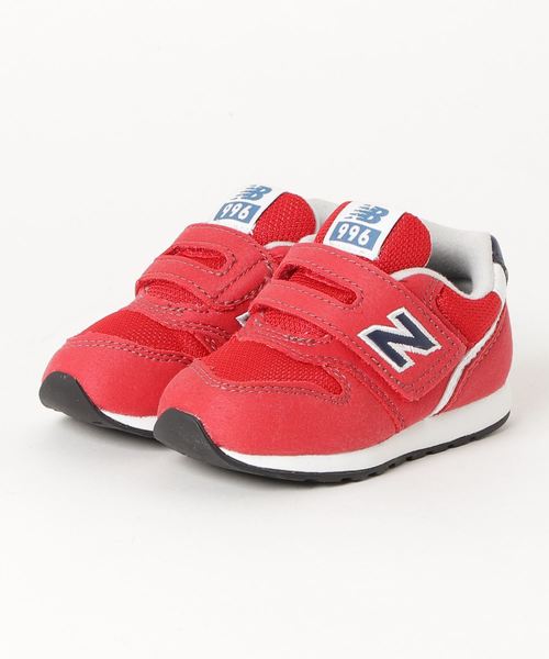 NEW BALANCE(ニューバランス)の「New Balance ニューバランス 12-165IZ996XB(W) RED/NAVY(XB)(スニーカー・キッズ・レッド系その他・14/13/14.5/13.5/12.5/12/15.5/16.5/15 /16)」の1枚目の写真