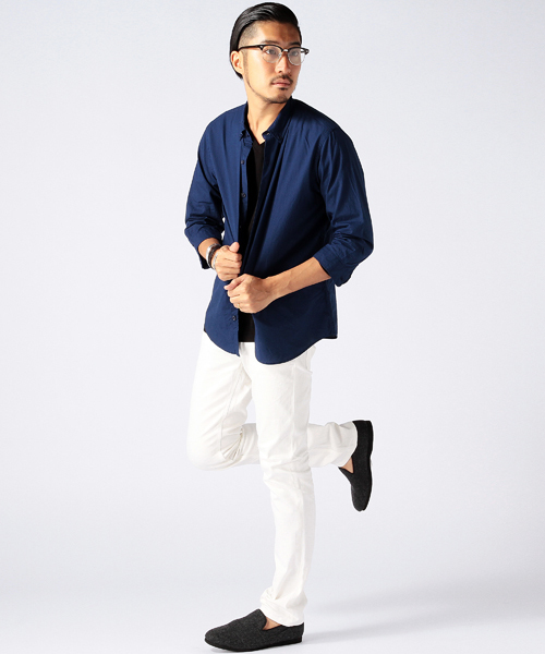 BEAMS（ビームス）の「BEAMS / BASIC ストレッチ デニム（デニムパンツ・メンズ・インディゴブルー/ホワイト/ブラック・31inch/30inch/29inch/33inch/32inch）」の21枚目の写真