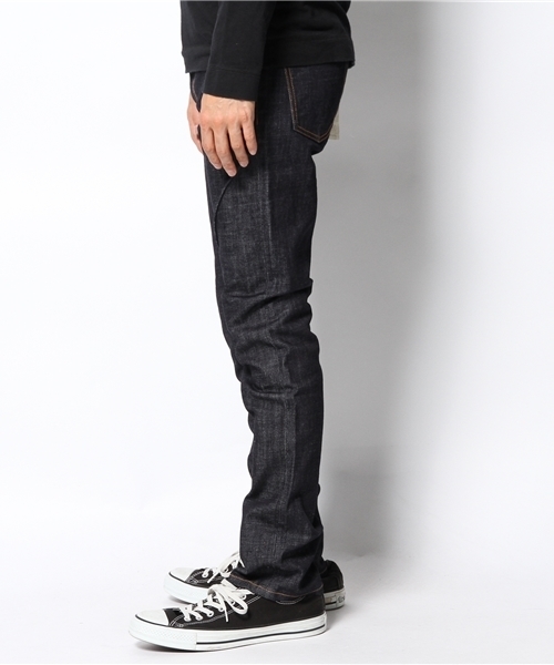 BEAMS（ビームス）の「BEAMS / BASIC ストレッチ デニム（デニムパンツ・メンズ・インディゴブルー/ホワイト/ブラック・31inch/30inch/29inch/33inch/32inch）」の4枚目の写真