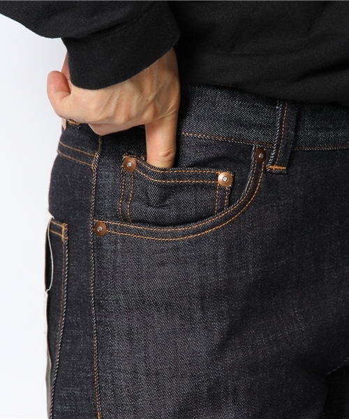 BEAMS（ビームス）の「BEAMS / BASIC ストレッチ デニム（デニムパンツ・メンズ・インディゴブルー/ホワイト/ブラック・31inch/30inch/29inch/33inch/32inch）」の8枚目の写真