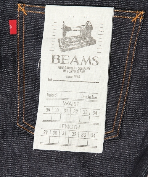 BEAMS（ビームス）の「BEAMS / BASIC ストレッチ デニム（デニムパンツ・メンズ・インディゴブルー/ホワイト/ブラック・31inch/30inch/29inch/33inch/32inch）」の11枚目の写真