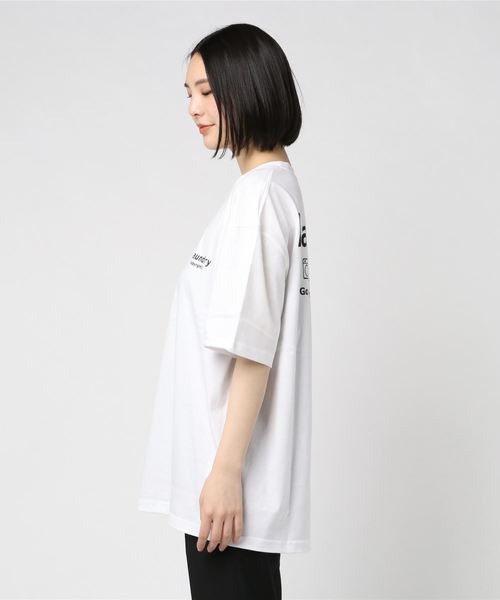 DING（ディング）の「DING/LaundryビッグシルエットTシャツ（Tシャツ/カットソー・レディース・ホワイト/ブラック/ピンク・FREE）」の9枚目の写真