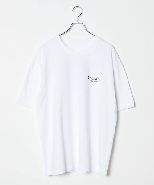 DING（ディング）の「DING/LaundryビッグシルエットTシャツ（Tシャツ/カットソー・レディース・ホワイト/ブラック/ピンク・FREE）」の10枚目の写真