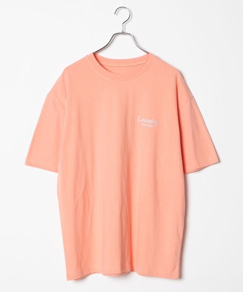 DING（ディング）の「DING/LaundryビッグシルエットTシャツ（Tシャツ/カットソー・レディース・ホワイト/ブラック/ピンク・FREE）」の8枚目の写真