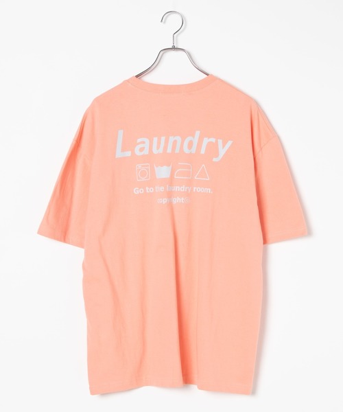 DING（ディング）の「DING/LaundryビッグシルエットTシャツ（Tシャツ/カットソー・レディース・ホワイト/ブラック/ピンク・FREE）」の20枚目の写真