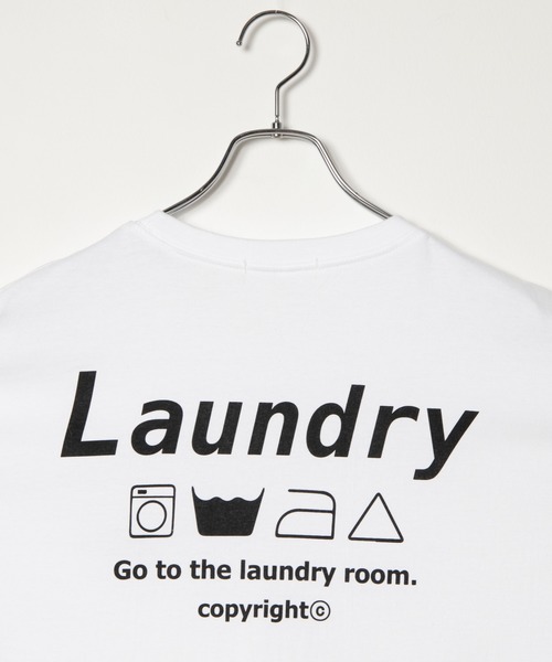 DING（ディング）の「DING/LaundryビッグシルエットTシャツ（Tシャツ/カットソー・レディース・ホワイト/ブラック/ピンク・FREE）」の14枚目の写真