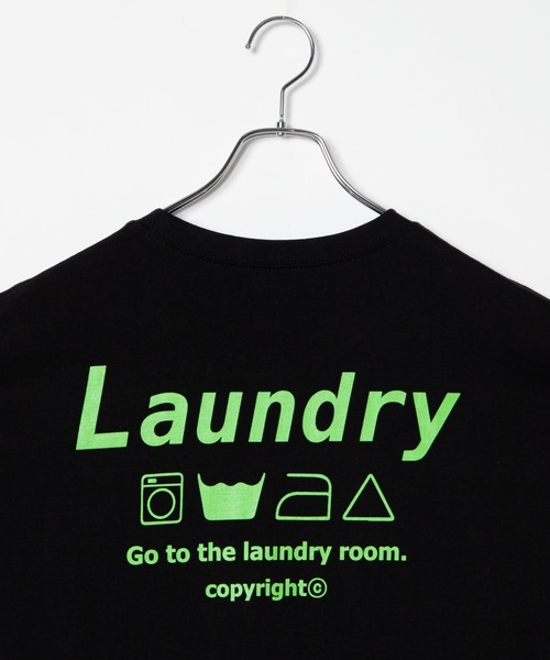 DING（ディング）の「DING/LaundryビッグシルエットTシャツ（Tシャツ/カットソー・レディース・ホワイト/ブラック/ピンク・FREE）」の11枚目の写真