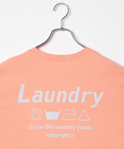 DING（ディング）の「DING/LaundryビッグシルエットTシャツ（Tシャツ/カットソー・レディース・ホワイト/ブラック/ピンク・FREE）」の18枚目の写真