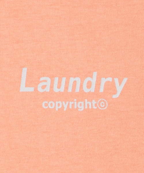 DING（ディング）の「DING/LaundryビッグシルエットTシャツ（Tシャツ/カットソー・レディース・ホワイト/ブラック/ピンク・FREE）」の6枚目の写真