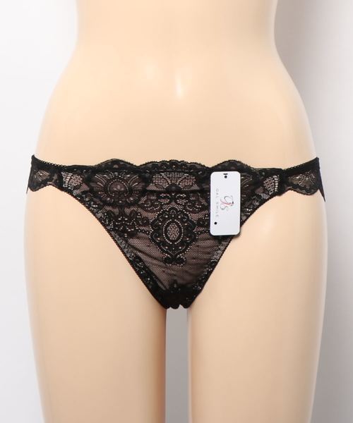 Absorle（アブソール）の「ヌーディーアラベスク　ブラ&ショーツ&Tバック3点セット（ブラ&ショーツ・レディース・ブラック/ホワイト/グリーン/ワイン/ネイビー/パープル・B65/B70/C70/D70/B75/C65/C75/D65/D75/E65/F65/F75/E70/E75/F70/A70/A75）」の17枚目の写真